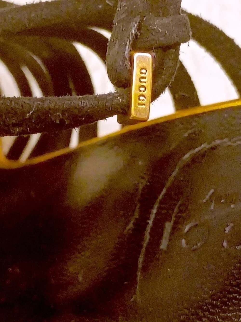 🔥 GUCCI Caged Angelique Heels EU 38.5 US 8/8.5 USED - Picture 9 of 16